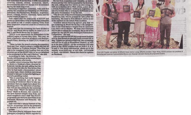 Press Articles (30th April 2015)