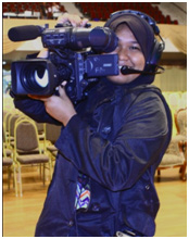 Putri Pernama Sugua in action