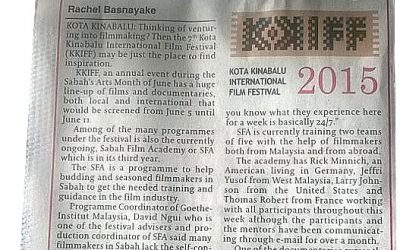 Hoping to inspire Sabahans to venture into filmmaking