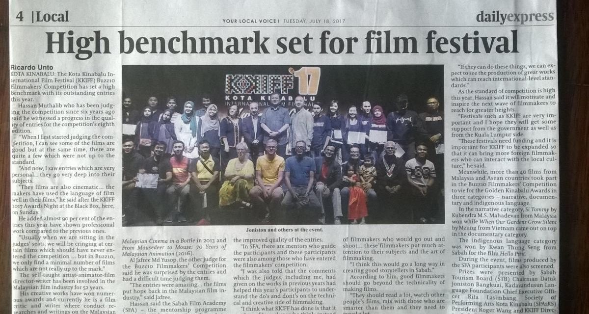 High benchmark set for film festival